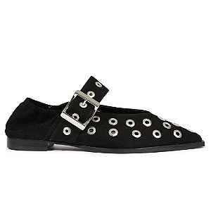 Schutz Sapatilha Fresh Boho Preta