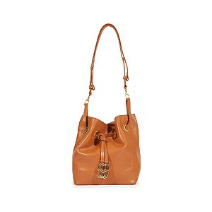 Schutz Bolsa Tiracolo Bucket Easy Couro Marrom