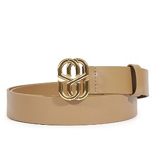 Schutz Cinto de Couro Nude