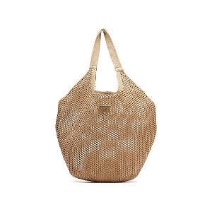 Arezzo Bolsa Grande Beach Bag Fibras Naturais