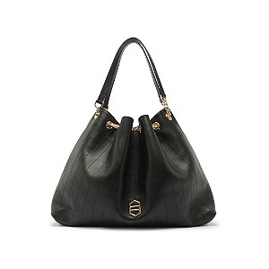 Arezzo Bolsa Grande Couro Preto