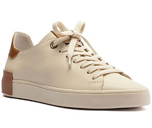 Arezzo Tênis Off-White Couro Básico