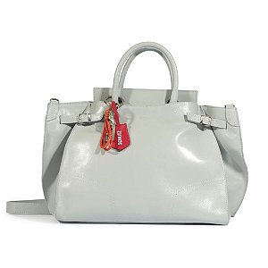 Schutz Bolsa Tote Grande Heaven Couro Azul Clara