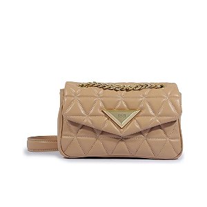 Schutz olsa Tiracolo Média 944 Couro Amendoa