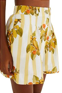Farm Bermuda Estampada Pássaro Chic 347537