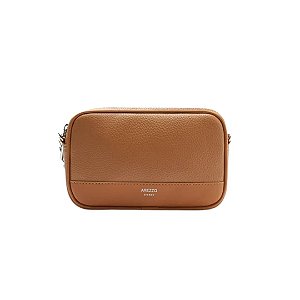 Arezzo Bolsa Tiracolo Marrom Pequena Corrente Basic