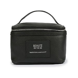Schutz Necessaire Couro Preta