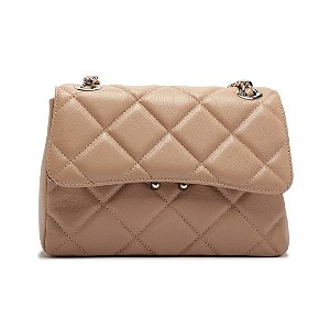 Arezzo Bolsa Tiracolo Nude Couro Mizz Média