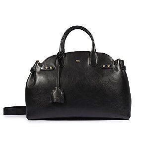 Schutz Bolsa Tote Broadway Grande Couro Preta