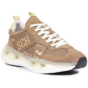 Schutz Tênis Schutz Logo Marrom