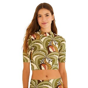 Farm Farm Blusa Cropped Bananada De Tucano