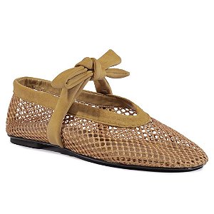 Schutz Sapatilha Lucienne Bico Redondo Verde Oliva
