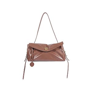 Schutz Bolsa Grande Couro Rose