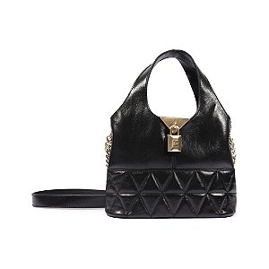 Schutz Bolsa Grande Couro Preta