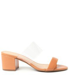 sandalia vinil transparente arezzo