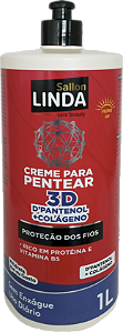 CREME DE PENTEAR 1LTR SALLON LINDA 3D D' PANTENOL