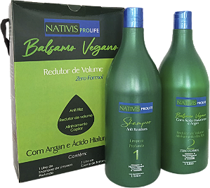 KIT RECONSTRUTOR PROGRESSIVO ZAP NATIVES BALSAMO  VEGANO 1 LITRO