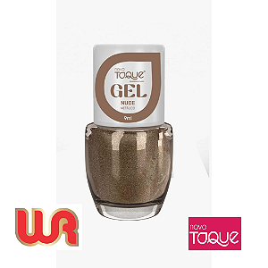NOVO TOQUE - ESMALTE GEL METALICO NUDE