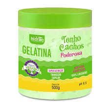 HIDRAN -GELATINA TENHO CACHOS PODEROSA ALOE VERA  500G