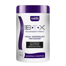 HIDRAN -HAIR BTX MEGA HIDRATAÇÃO MATIZADOR 1KL