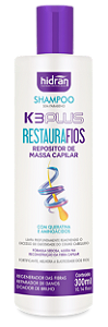 HIDRAN-k3 plus shampoo restaura fios 300ml