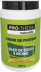 PRÓ THESS CREME DE PENTEAR ÓLEO DE COCO  C/ RICINO 1 KG