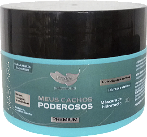 Creme Hidratante Pote - MEUS  Cachos PODEROSOS 300gr-Vizzage