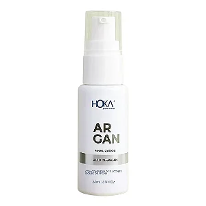 Óleo de Argan Finalizador para Cabelos Ressecados Protetor Térmico 30ml Hoka