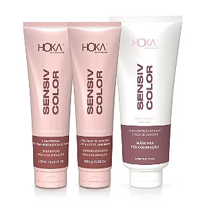 Kit Manutenção Reconstrução Pós Coloração Sensiv Color Hoka
