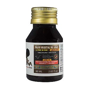Óleo Vegetal de Coco 60ml Zalika