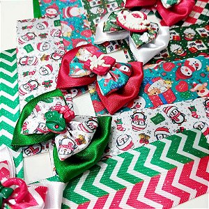 Colarinho Estampado de Natal - 10 unidades