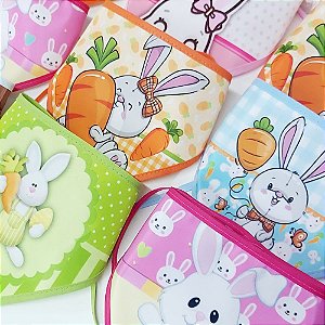 Bandanas Tecido Estampado Páscoa - 10 unidades