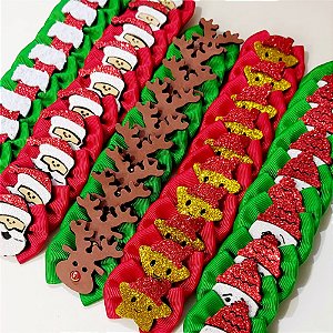 Laço Borboleta Personagens EVA Natal - 10 unidades