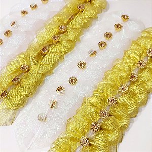 Laço de Ponta Lurex de Ano Novo - 10 unidades