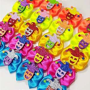 Laço Borboleta Bobo Corte EVA de Carnaval - 10 unidades