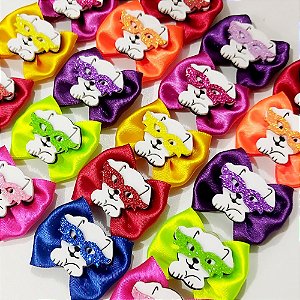 Laço Borboleta Dog Máscara EVA de Carnaval - 10 unidades