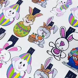 Medalha Diversos Couro Sintético de Páscoa - 10 unidades