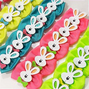 Laço Borboleta Coelho EVA Páscoa Mod.1 - 10 unidades