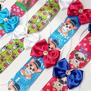 Gravata Borboleta Social Estampado de Mães - 10 unidades