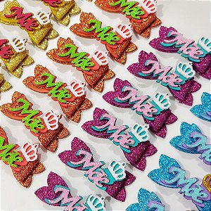 Laço Adesivo EVA PF de Mães - 10 unidades