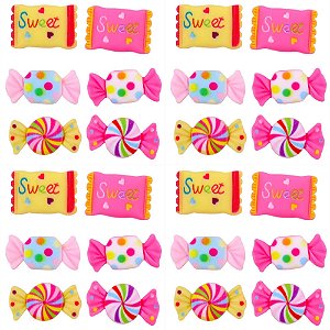 Laço Penteado Chicletes Resina Mod.1 - 10 unidades