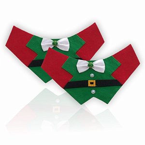 Smoking Tecido Feltro de Natal - 05 unidades