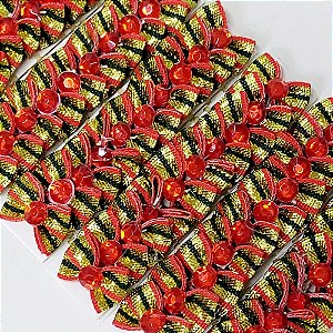 Laço Micro Borboleta Estampado Natal - 20 unidades