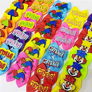 Laço Borboleta Sortidos EVA de Carnaval - 10 unidades