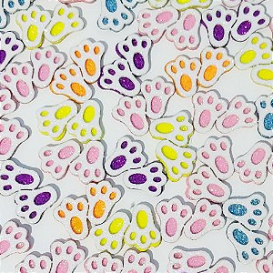 Adesivos EVA Patinha Coelho de Páscoa - 10 unidades