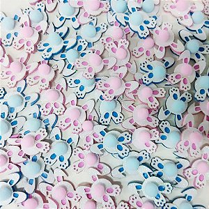 Adesivos EVA Rabinho Coelho Páscoa - 10 unidades