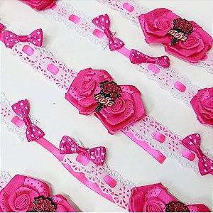 Gargantilha Passa Fita Luxo de Mães - 10 unidades