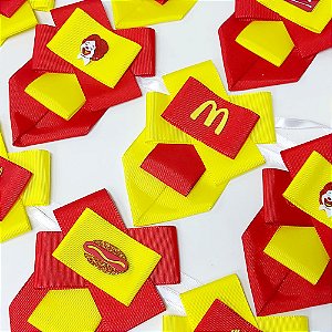 Gravata Luxo McDonald's - 05 unidades
