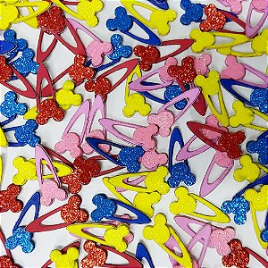 Adesivos EVA Glitter Tic Tac (Mickey) - 10 unidades