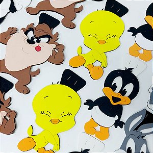 Medalha EVA Looney Tunes - 10 unidades
